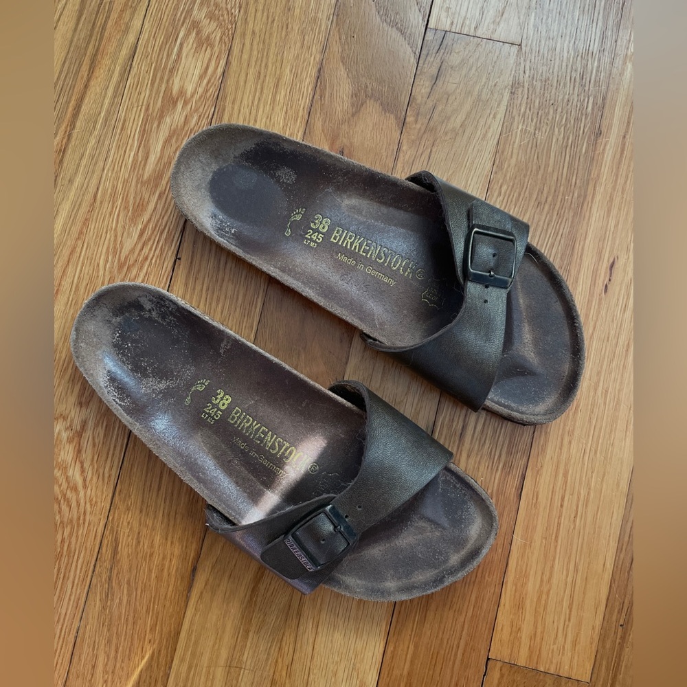 Birkenstock Madrid Bronze Size 38
